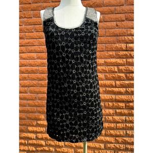 Free people danced to pieces black cocktail dress size 0
